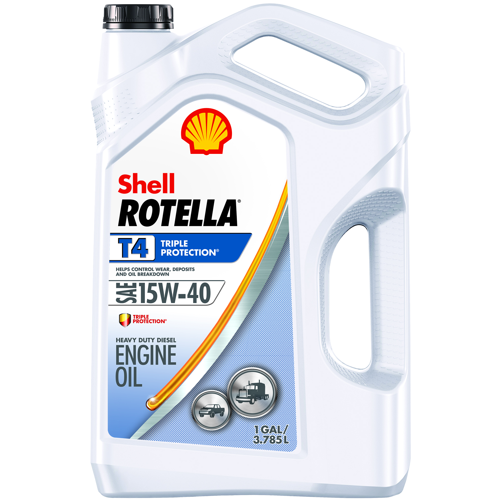 Shell Rotella T4 Triple Protection 15W-40 Conventional Benefits